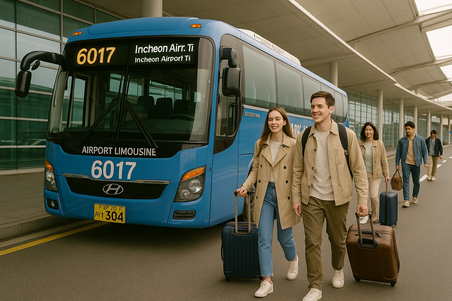 6017 공항버스 시간표 관련 이미지