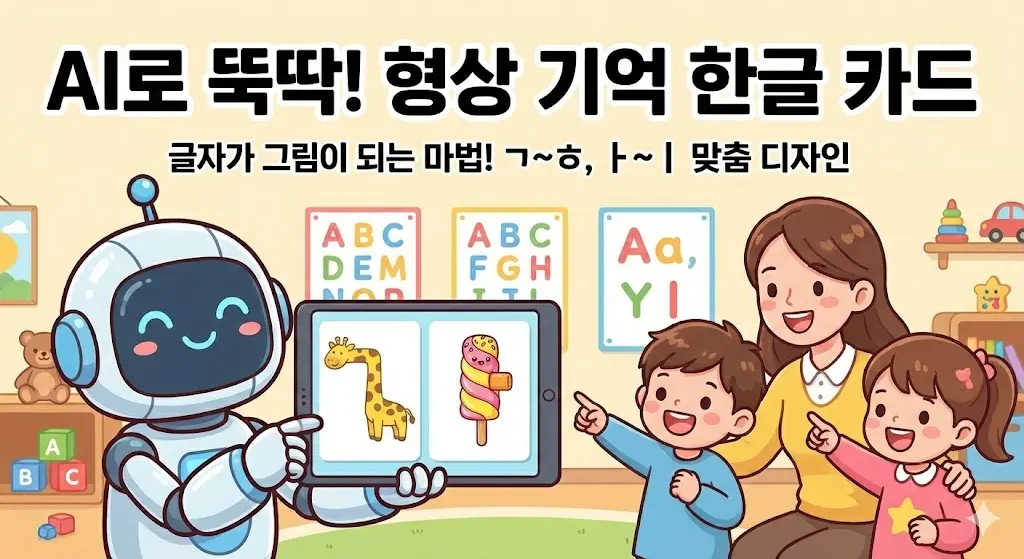 AI 활용 한글 학습 카드 제작