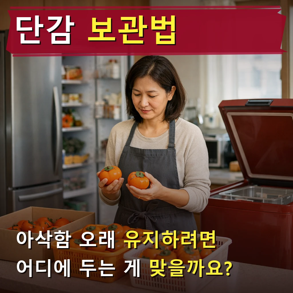 단감 보관법