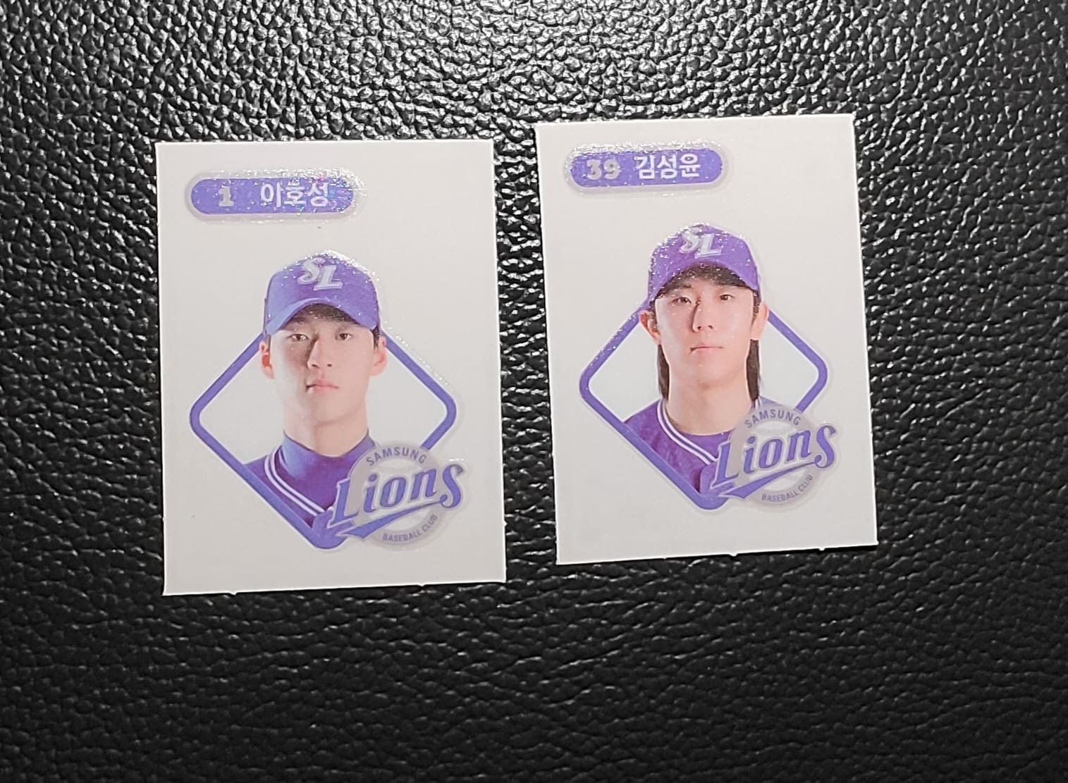 KBO빵(야구빵,-크보빵)-띠부씰-삼성-라이온즈의-이호성,-김성윤-선수