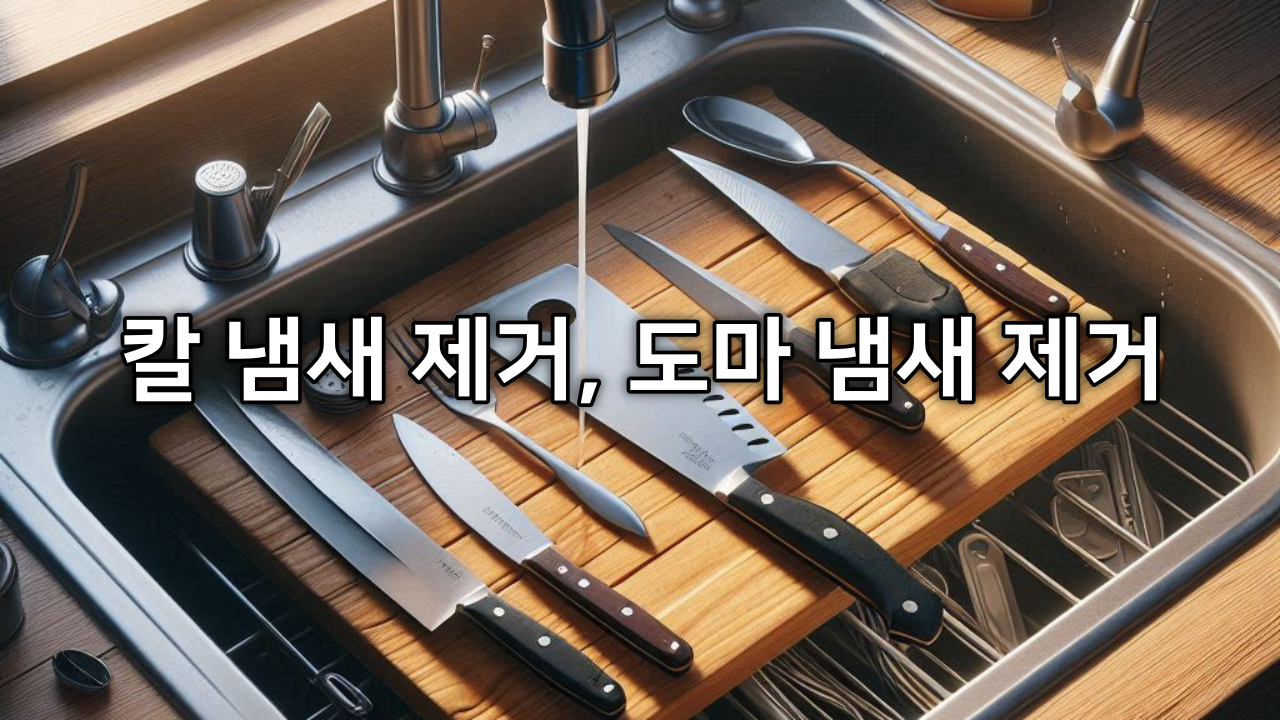 [생선 냄새 밴 칼 냄새 없애는 방법] 칼 냄새 제거, 도마 냄새 제거