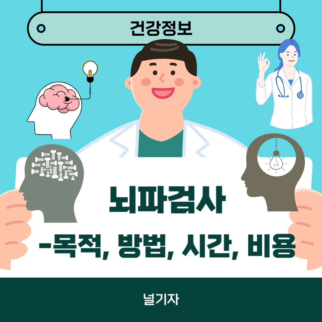 뇌파검사의 목적 방법 시간 비용