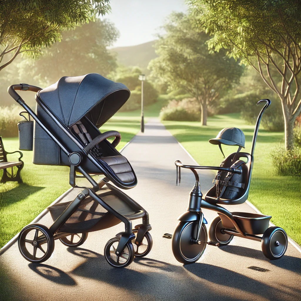 유모차와 트라이크 사진