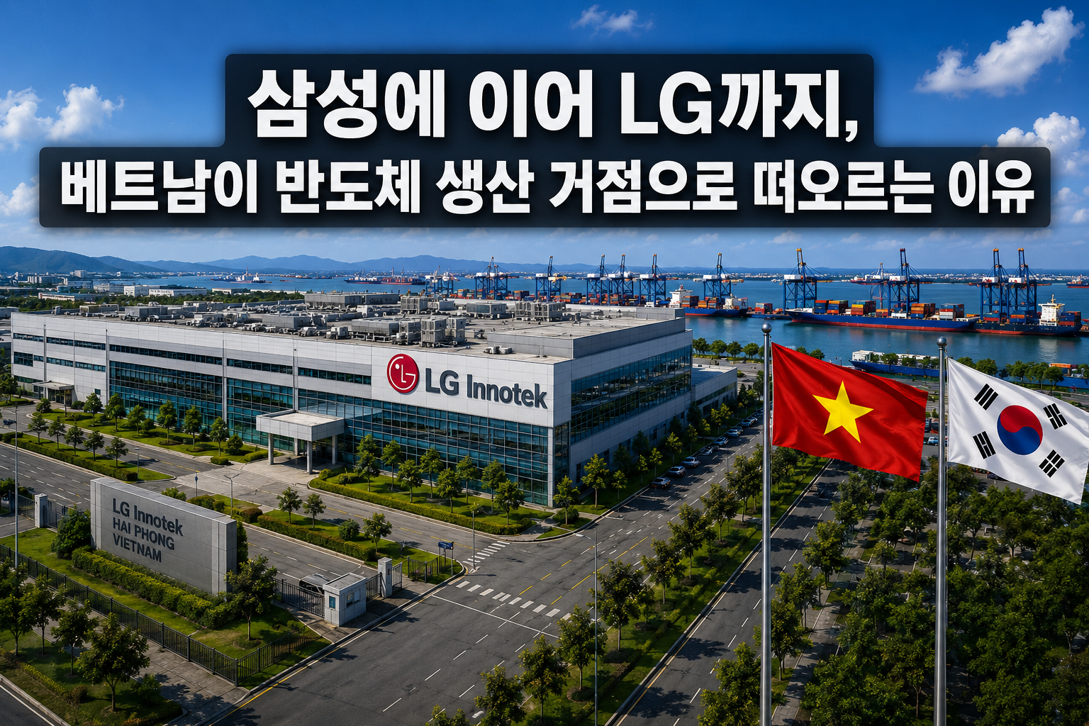 베트남이 반도체 생산 거점으로 떠오르는 배경을 주목합니다.
 ※ 본 이미지는 생성형 AI로 제작된 참고용 자료입니다.