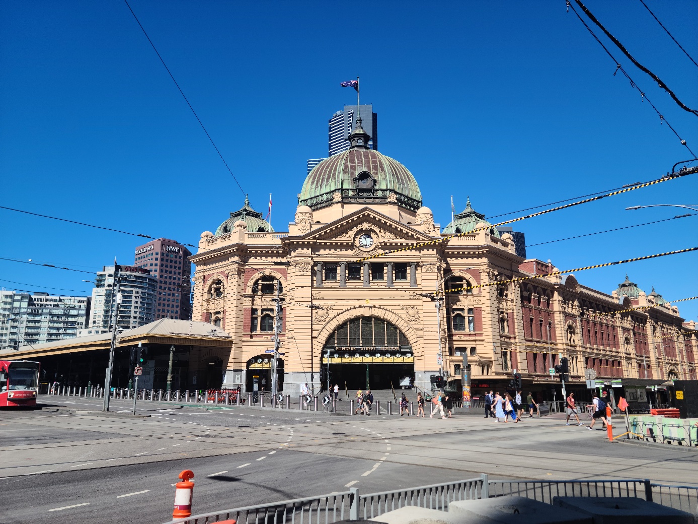 멜버른 플린더스 기차역 전경
