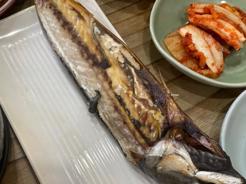 천안 쌍용동 가성비 맛집 한일한정식 - 고등어 구이