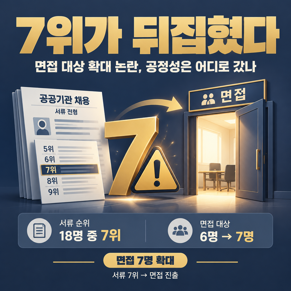 7위가 뒤집혔다