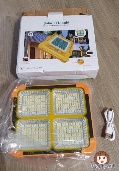 TEMU Solar LED light lamp