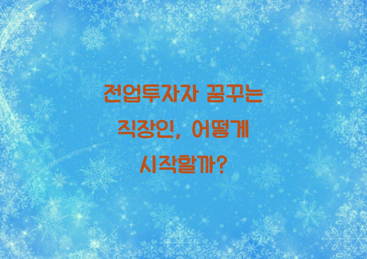 전업투자자