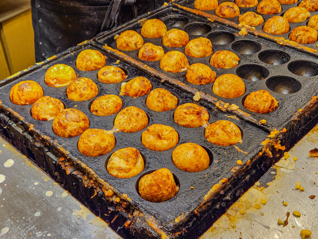 오사카 도톤보리 앗치치 혼포 타코야끼