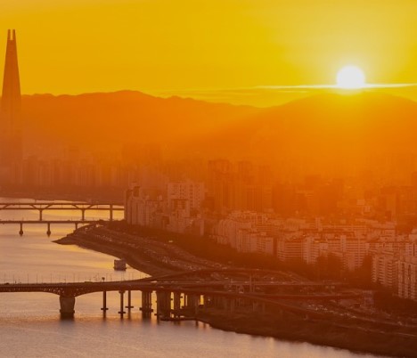해돋이 명소 서울 (우면산) 일출 사진