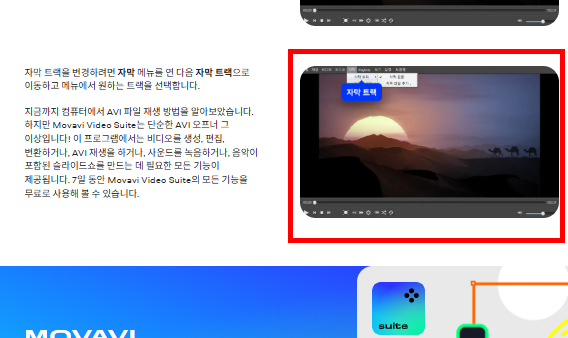 avi 파일 재생 플레이어 소개