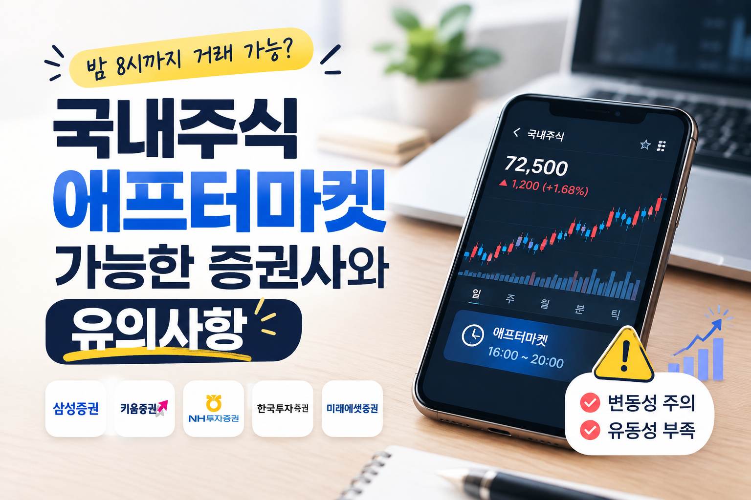 국내주식 애프터마켓 가능한 증권사와 거래 전 꼭 확인할 것