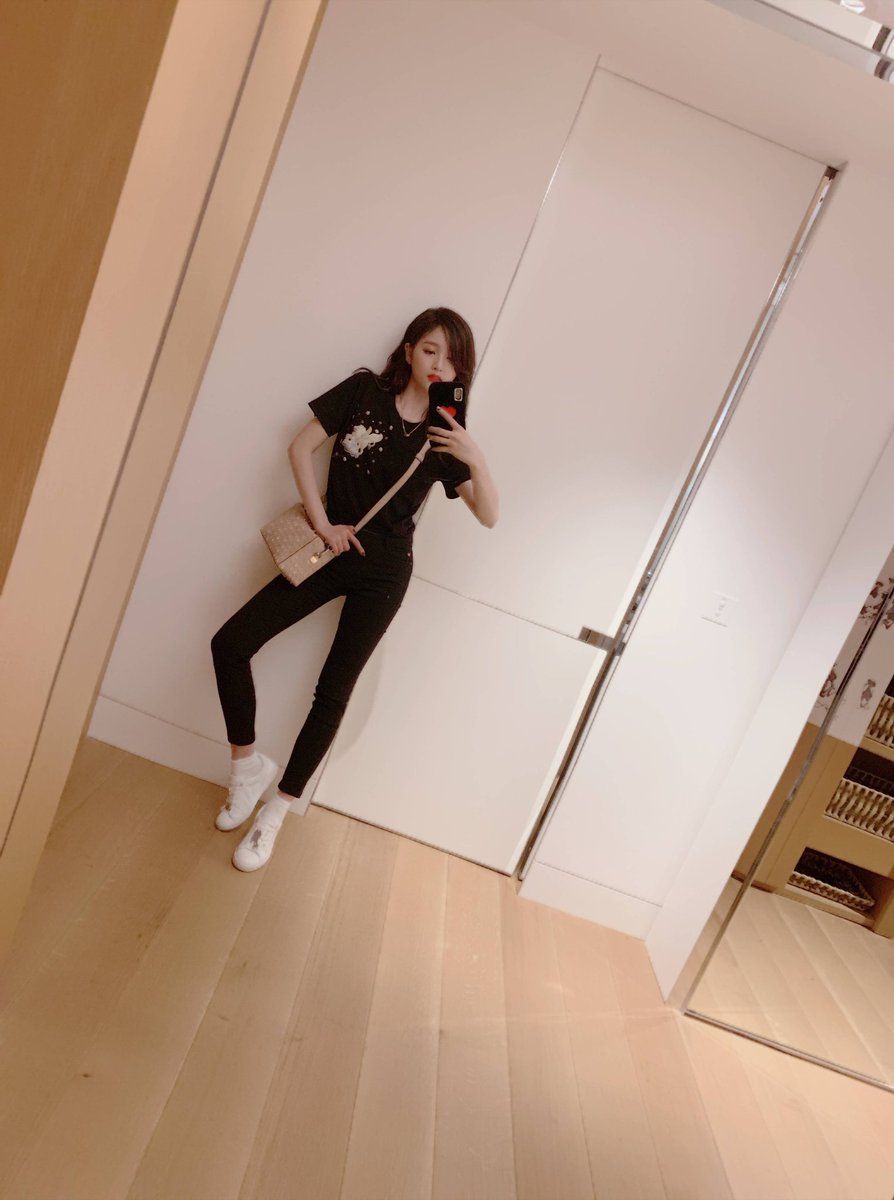 우주소녀 선의 인스타그램 사진 몸매