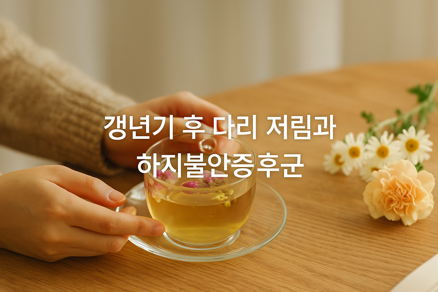 갱년기 다리저림 관련 이미지