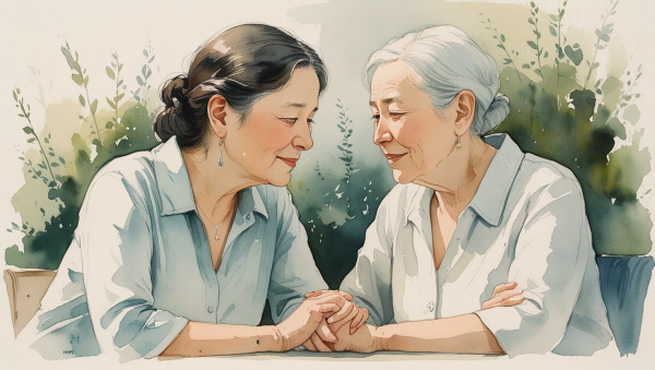 ISFP는 조용하고 온화한 성향으로, 사람들과 평화로운 관계를 유지하려는 태도가 강합니다에 관한 그림