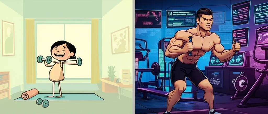 운동 목표 맞춤 홈트 앱 선택: 초보..