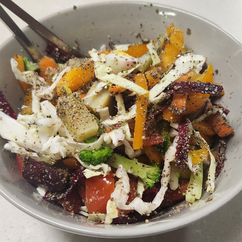 샐러드식 준비 사진