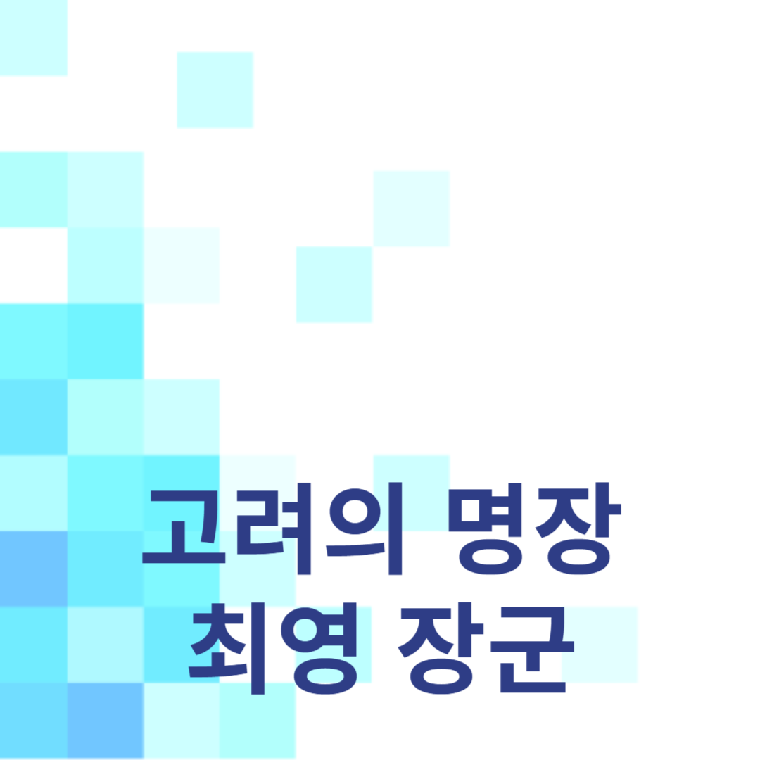 최영 장군의 생애와 업적