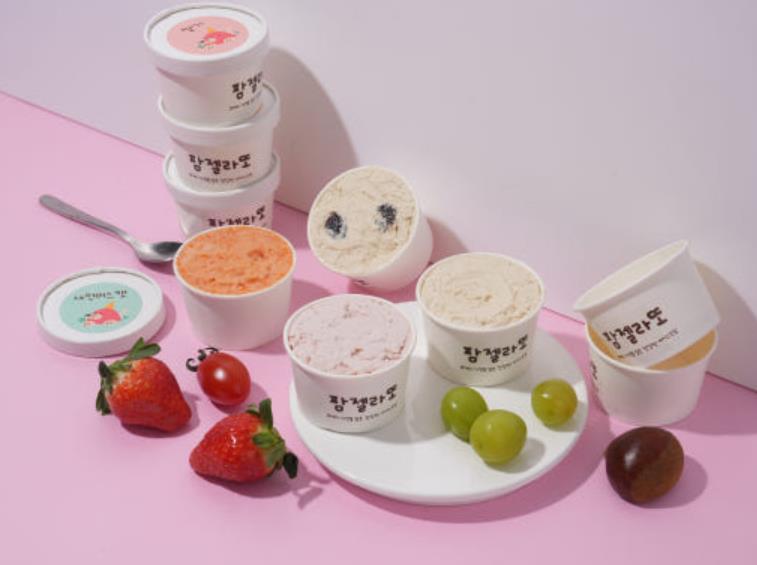 6시내고향 부여 딸기젤라또 농산물젤라또