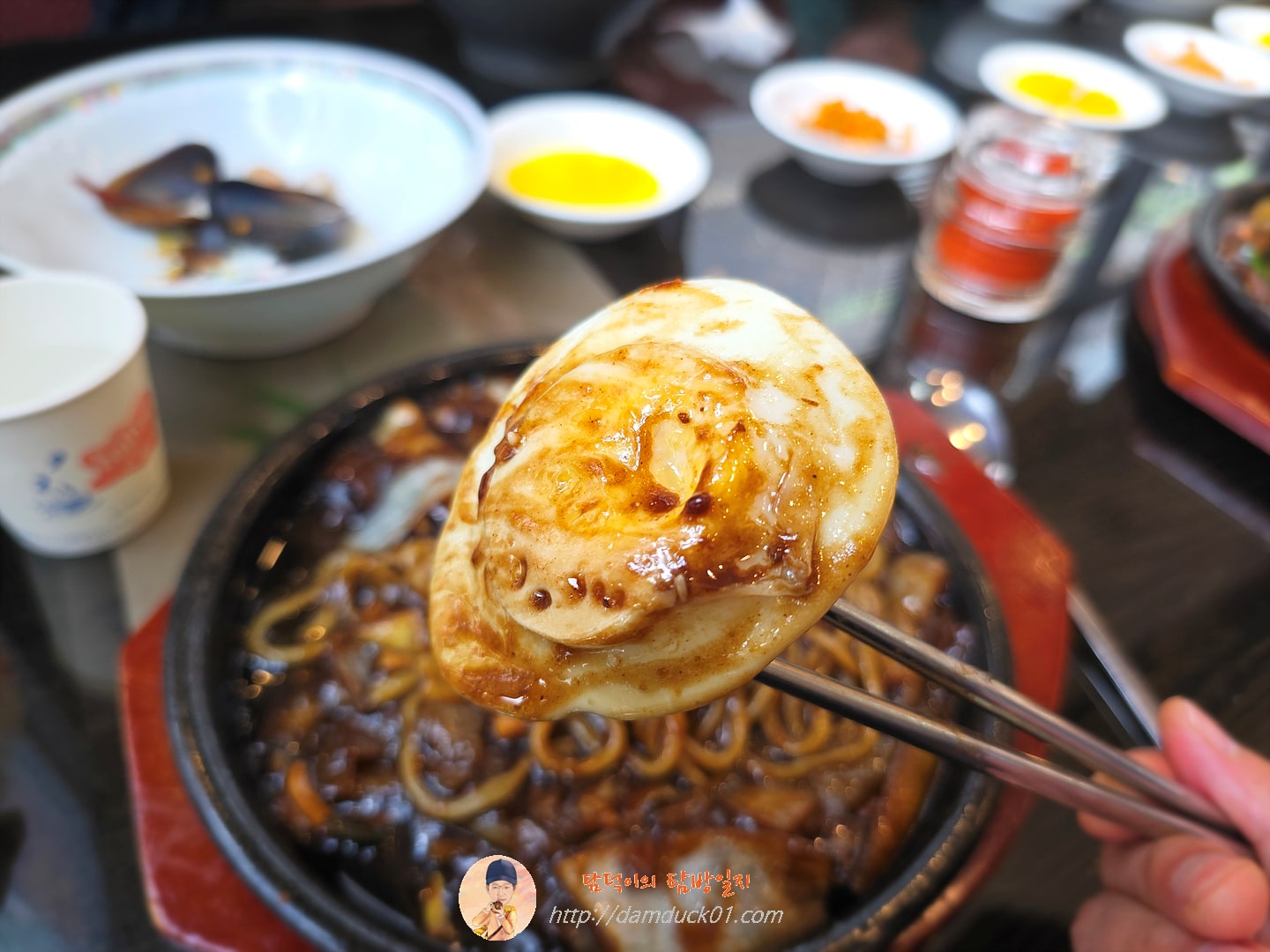 철판해물짜장