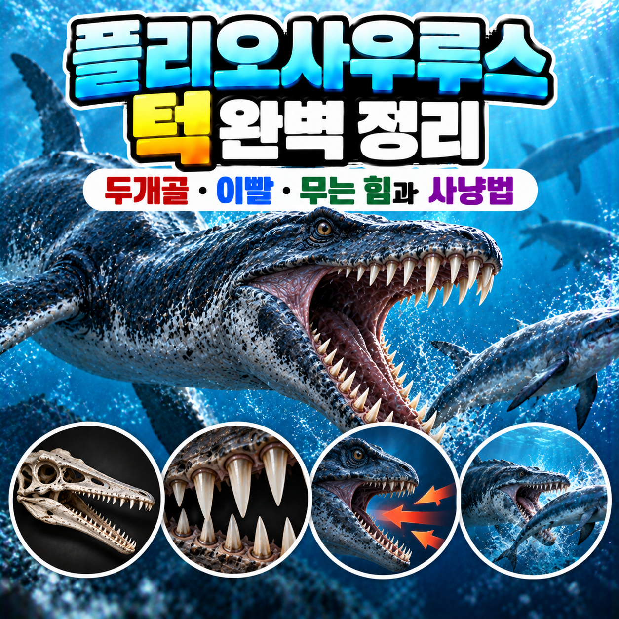 플리오사우루스 턱