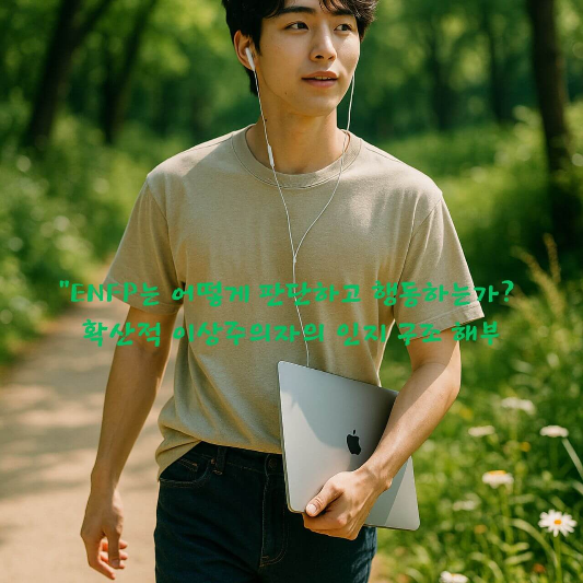 ENFP, MBTI 성격유형, 외향 직관, 내향 감정, 이상주의 성격, 
가능성 중심 판단, 감정 기반 선택, 창의적 성향, 감정과 직관, 성격심리학