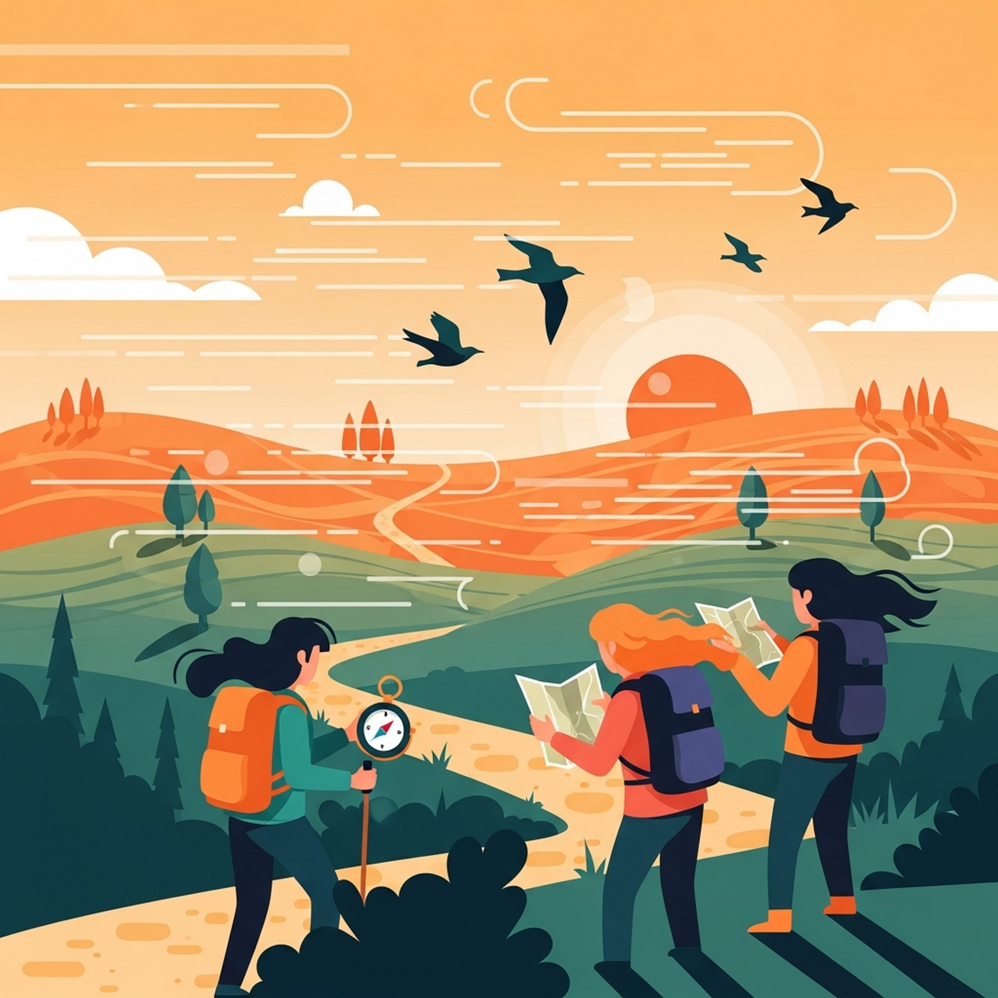 일몰 전후 바람 변화