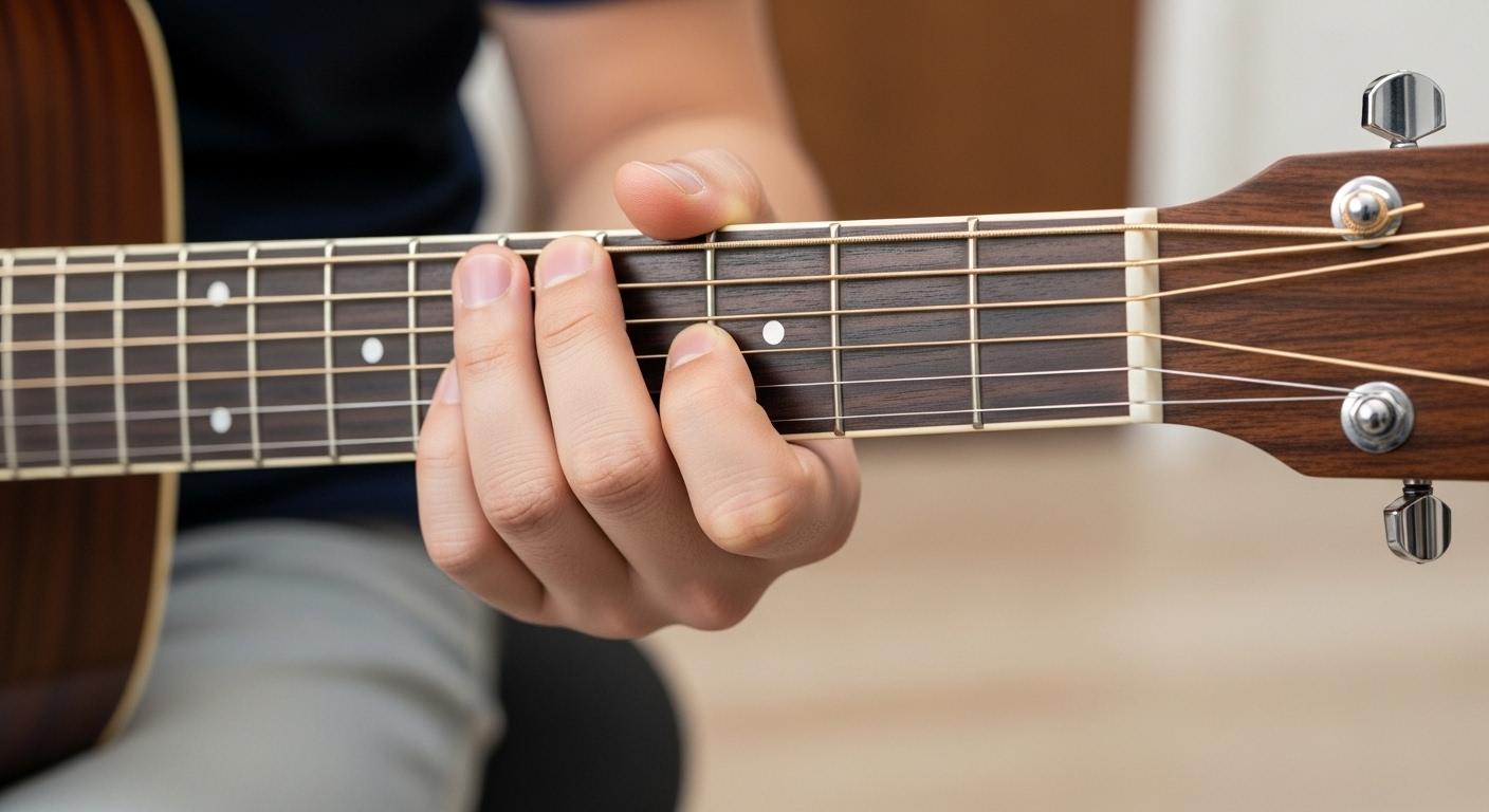 기타 D코드 운지법