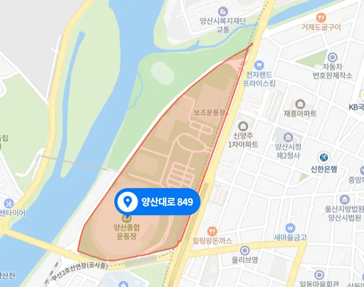 주차장 지도 사진