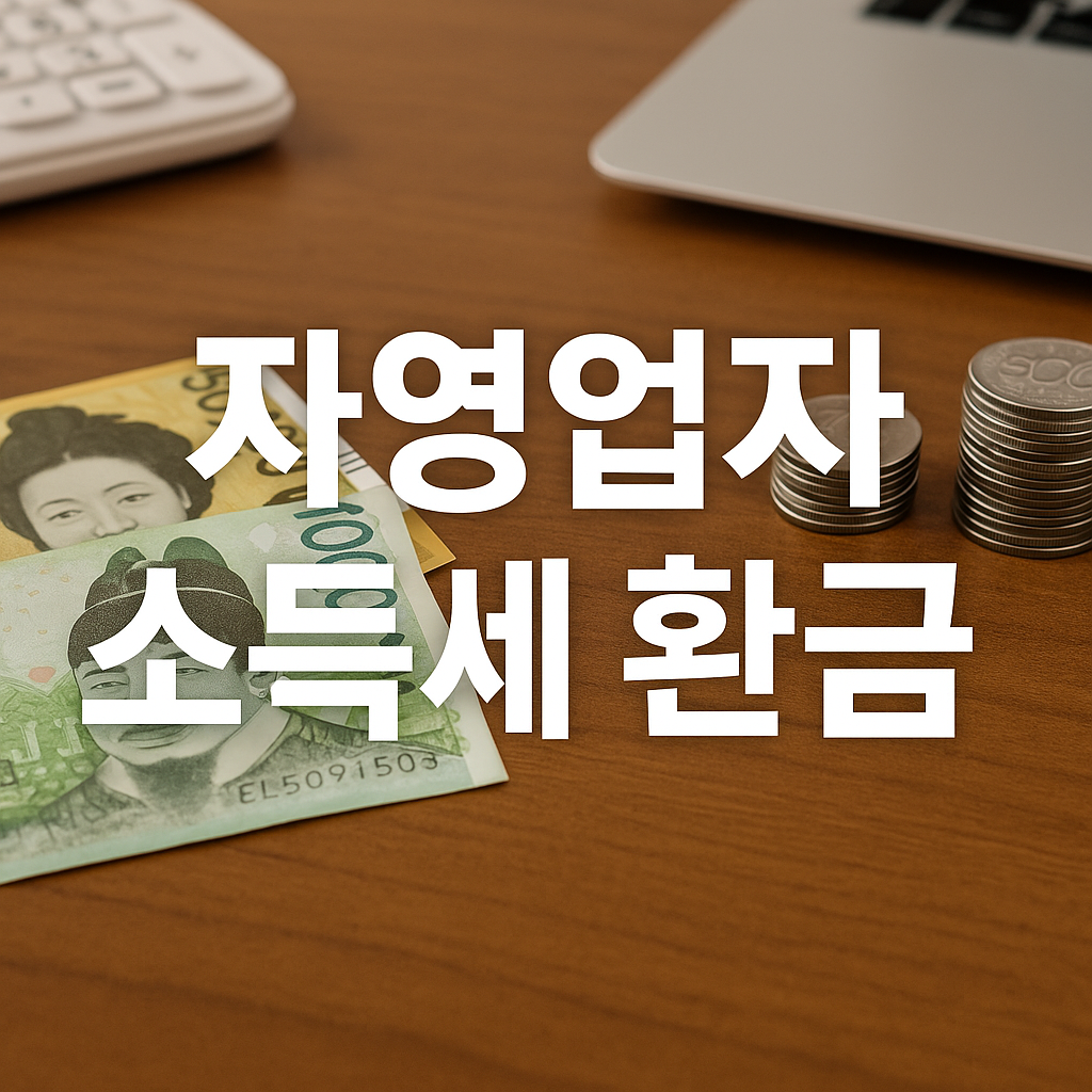 자영업자 환급팁 (소득세, 계산, 신청법)