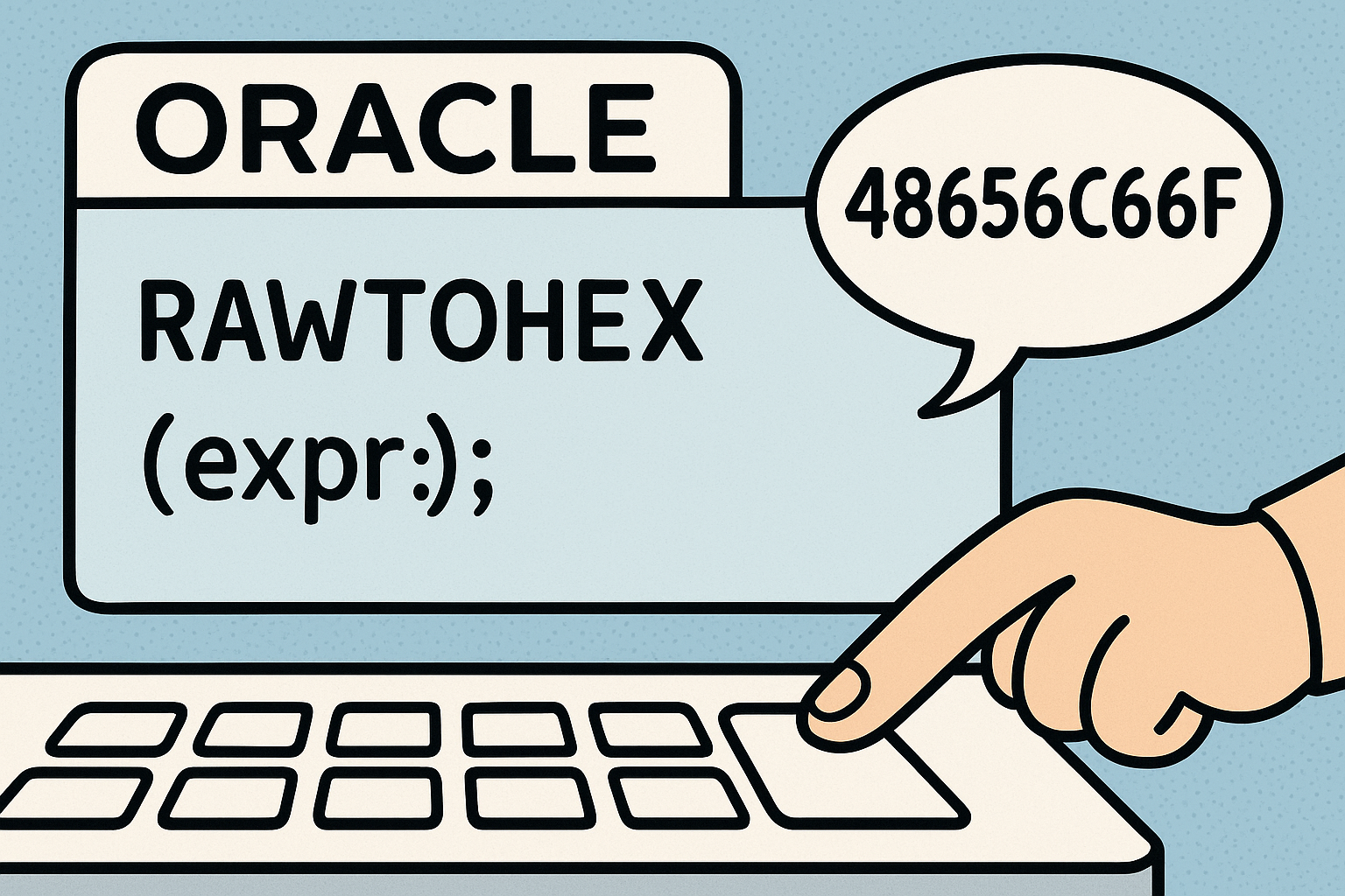 오라클 RAWTOHEX() 함수 실무 활용법: 해시값, 토큰 비교에 강력한 이유