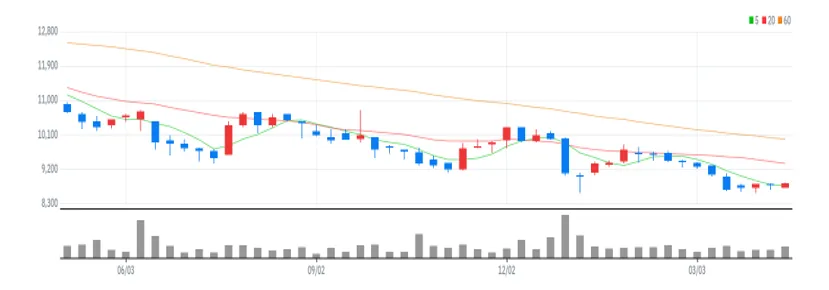현대차증권 주봉
