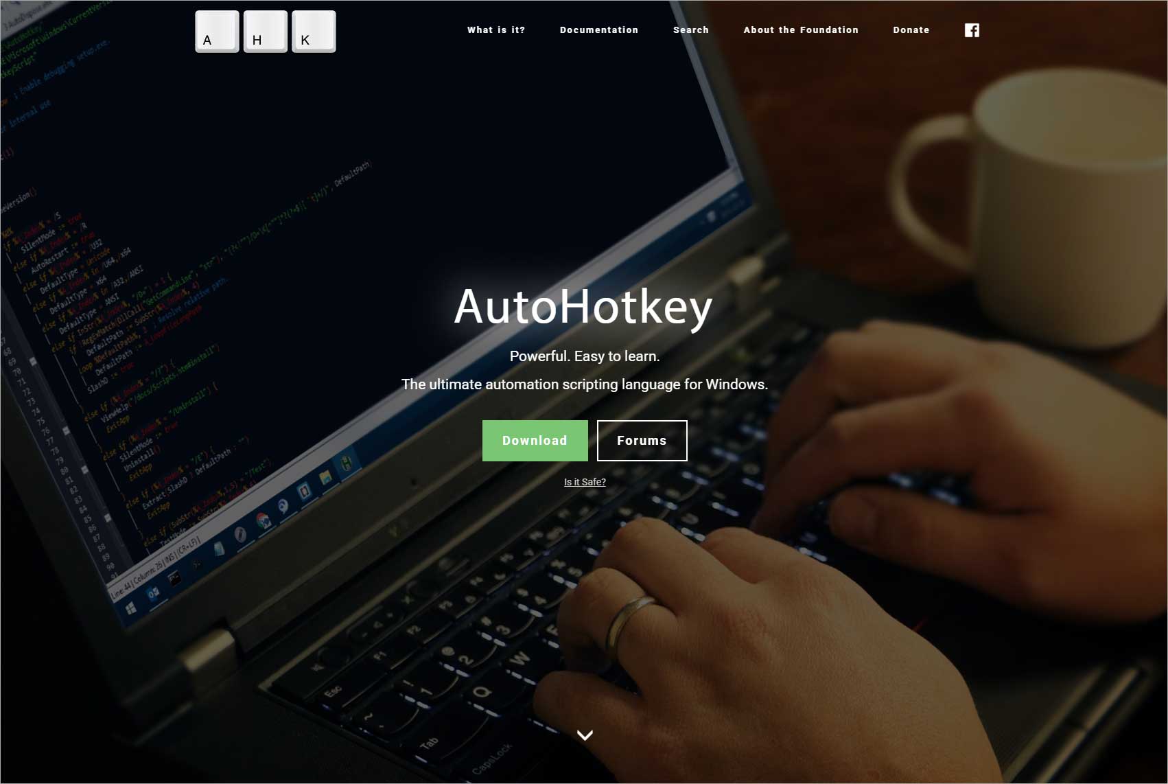 오토핫키(AutoHotkey) 화면