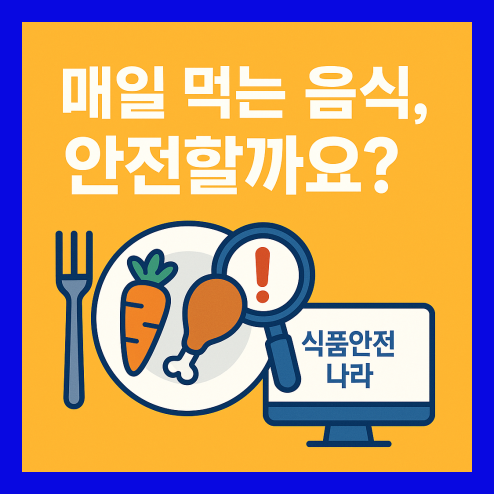 식품안전나라 홈페이지, 실시간 식품 정보 확인 및 활용법