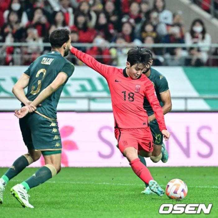 이강인 2분간 2골