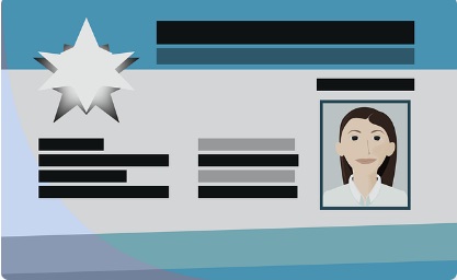 주민등록증 분실신고 사진 규정 사이즈 진위확인서비스