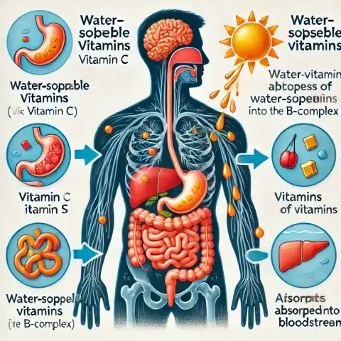 수용성비타민-흡수과정