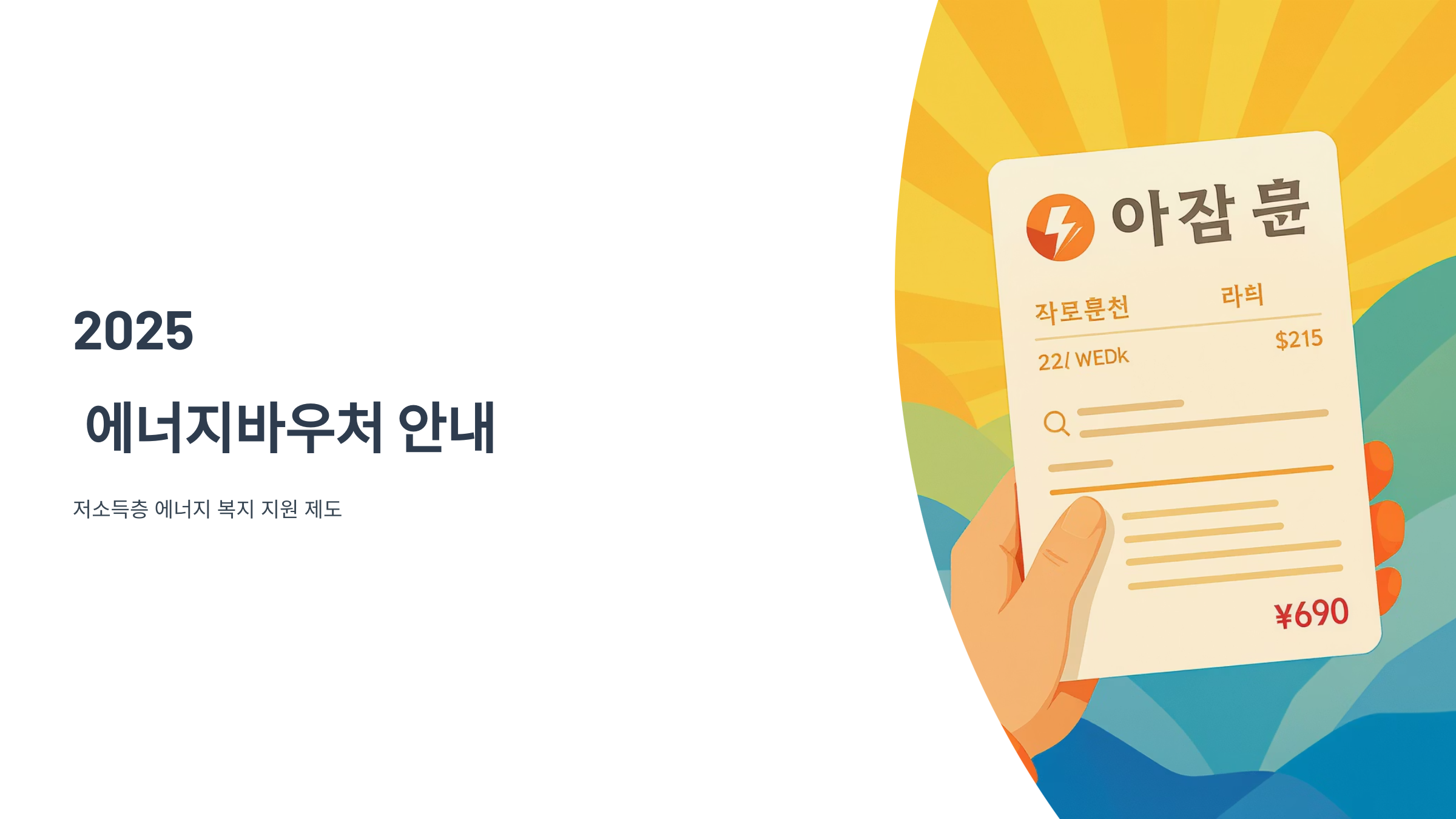 2025년 에너지 바우처 신청법