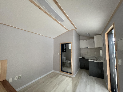 석고보드가 사용된 이동식 주택