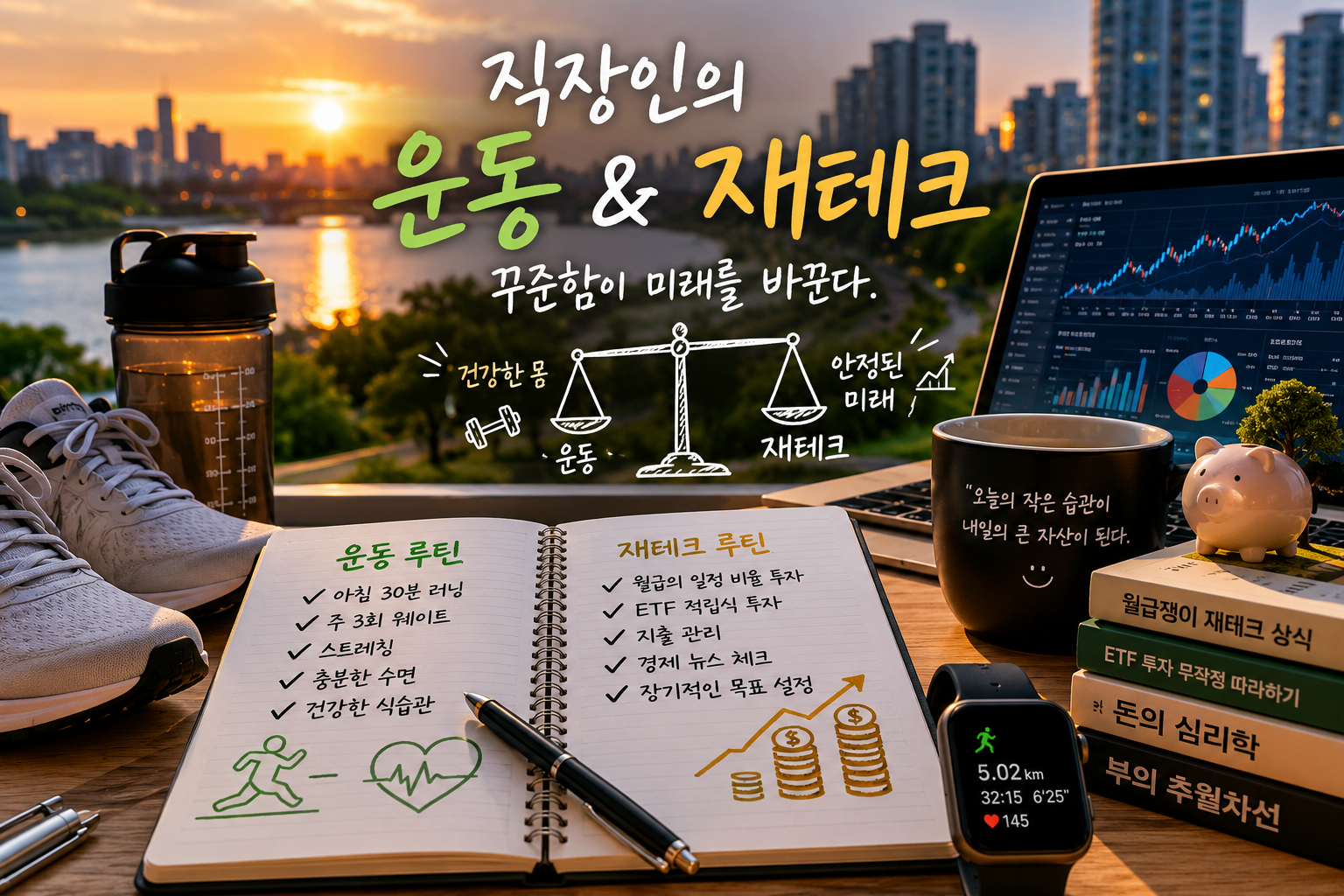 직장인은 결국 체력과 돈 싸움을 동시에 해야 한다