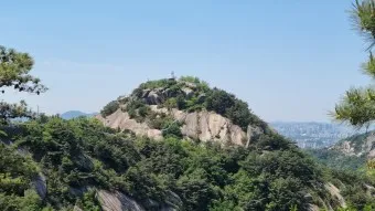 인왕산 등산코스 둘레길 숲속쉼터 기차바위 지도_14