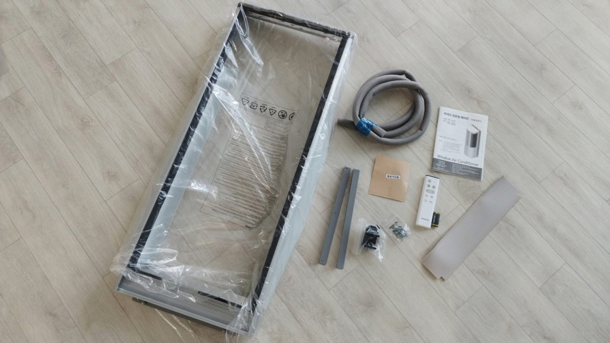 파세코 창문형 에어컨 PWA-3250W 제품 구성