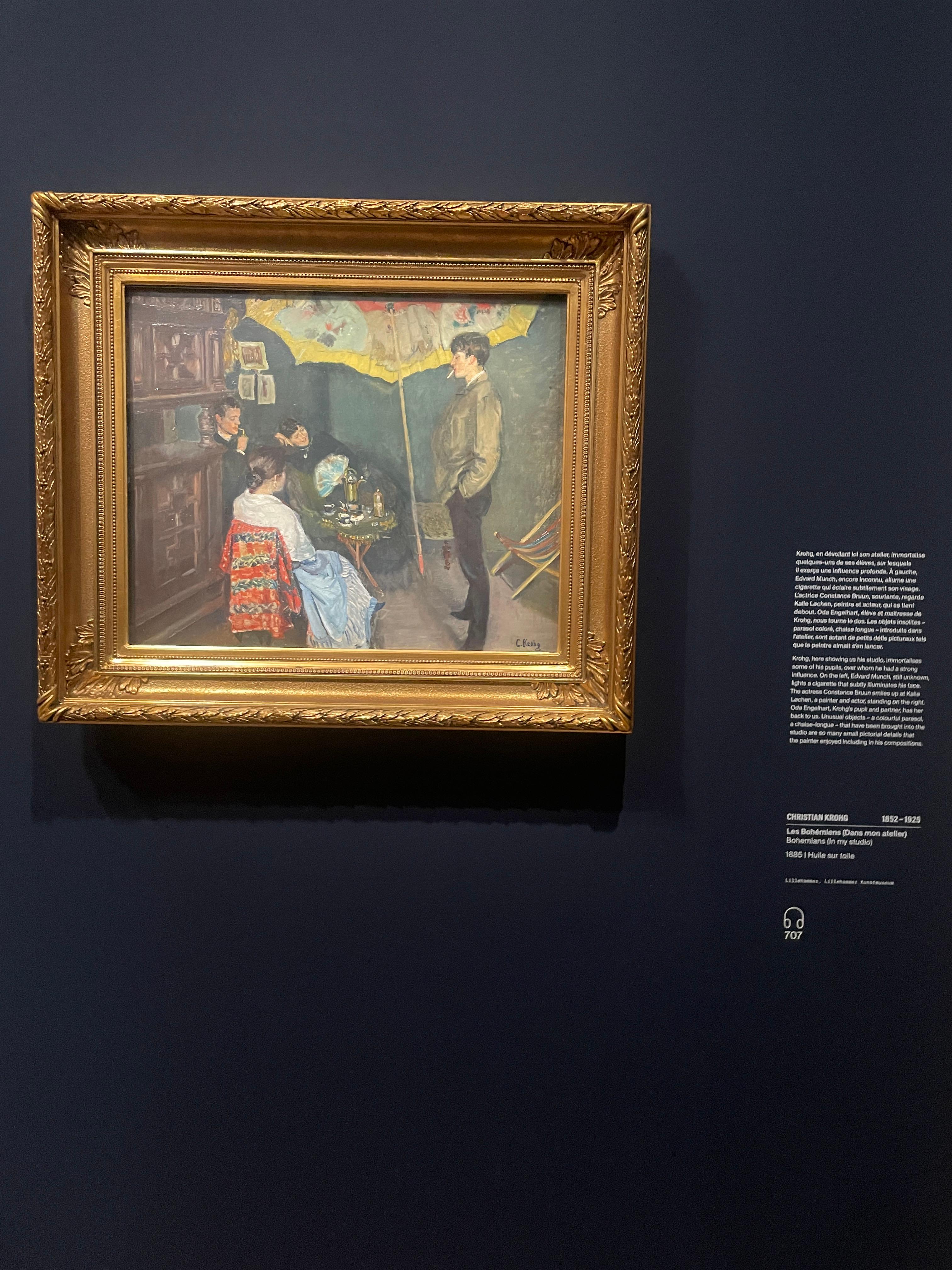 크리스티안 크로그 그림, 전시회 '북쪽의 사람들' 오르세 미술관, 파리