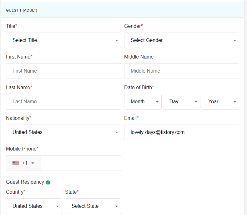 최저가 해외 크루즈 상품 예약방법 크루즈다이렉트 예약단계 정리