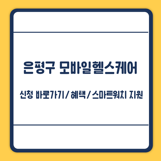 은평구 모바일헬스케어