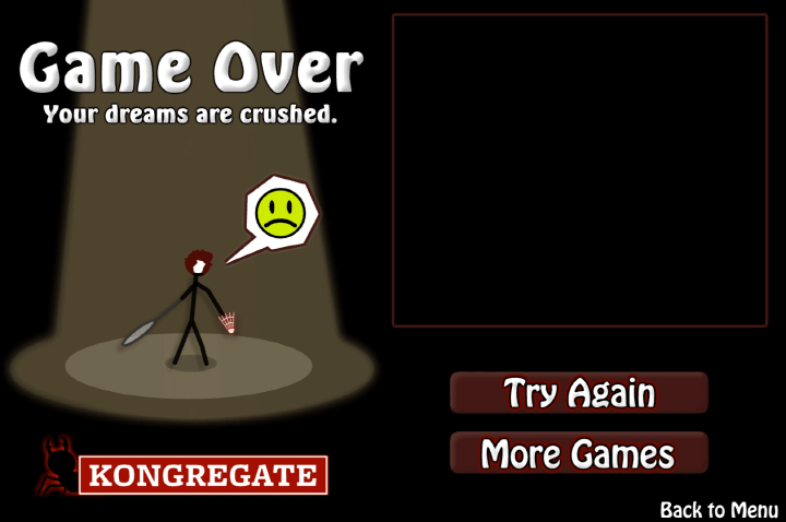 스틱맨-배드민턴2-플래시게임-종료-화면