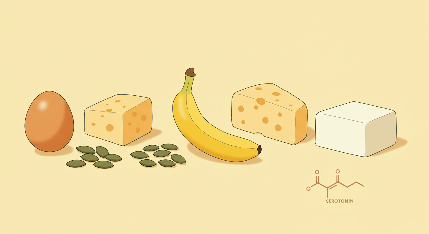 트립토판: 세로토닌 분비를 유도하는 아미노산
