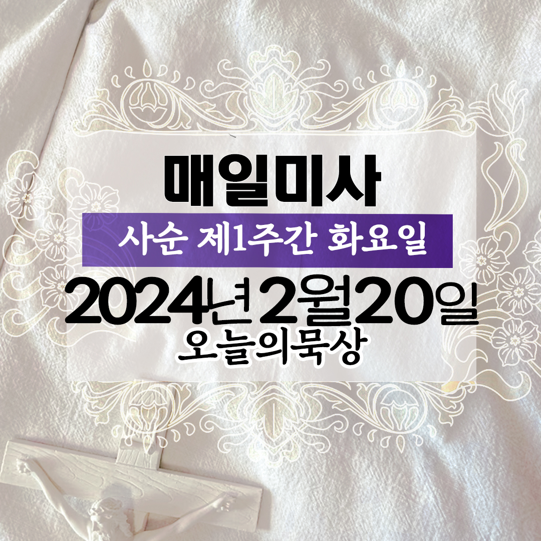 2024년 2월 20일 매일미사
