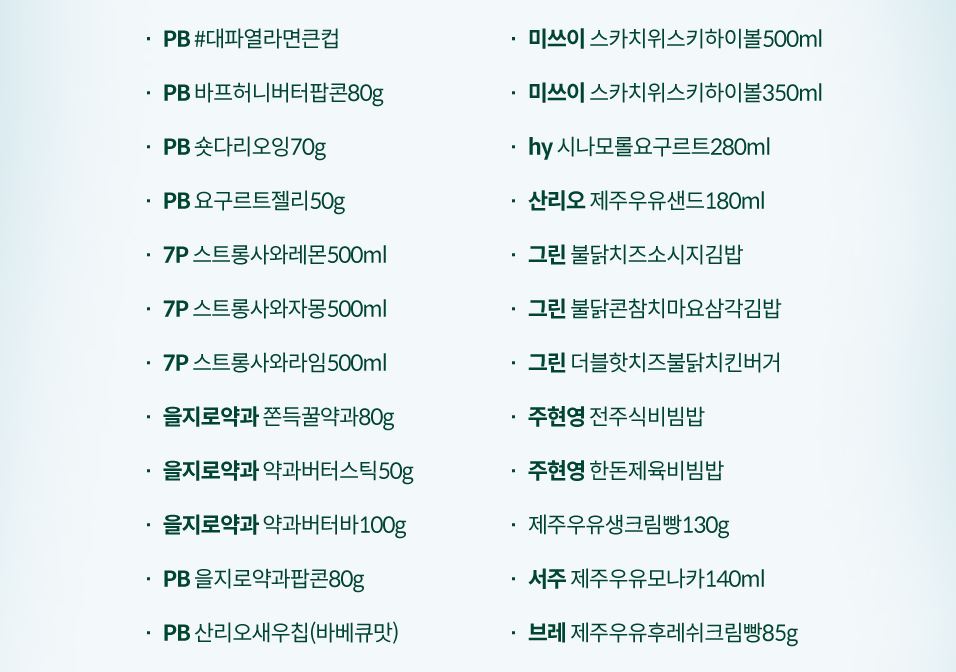 세븐일레븐12월할인행사